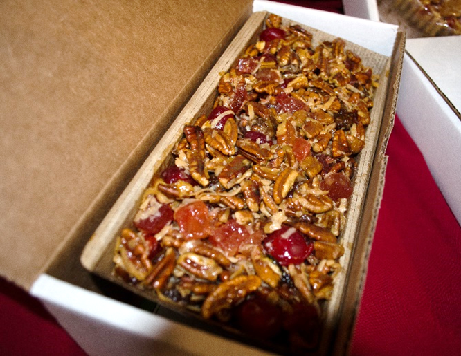 Pecan Fruitcake, 1 1/2 pound loaf cake