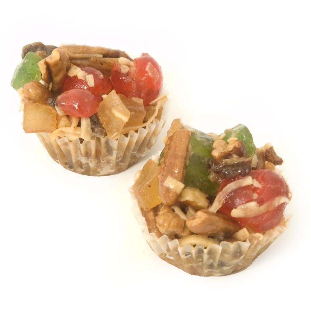 Pecan Fruitcake, 20 "Dazzler" Individual Cakes
