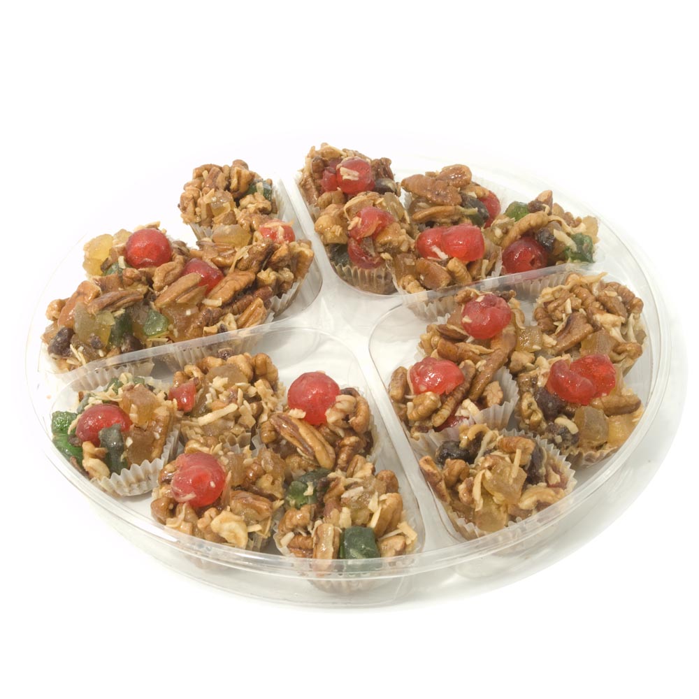 Pecan Fruitcake, 20 "Dazzler" Individual Cakes